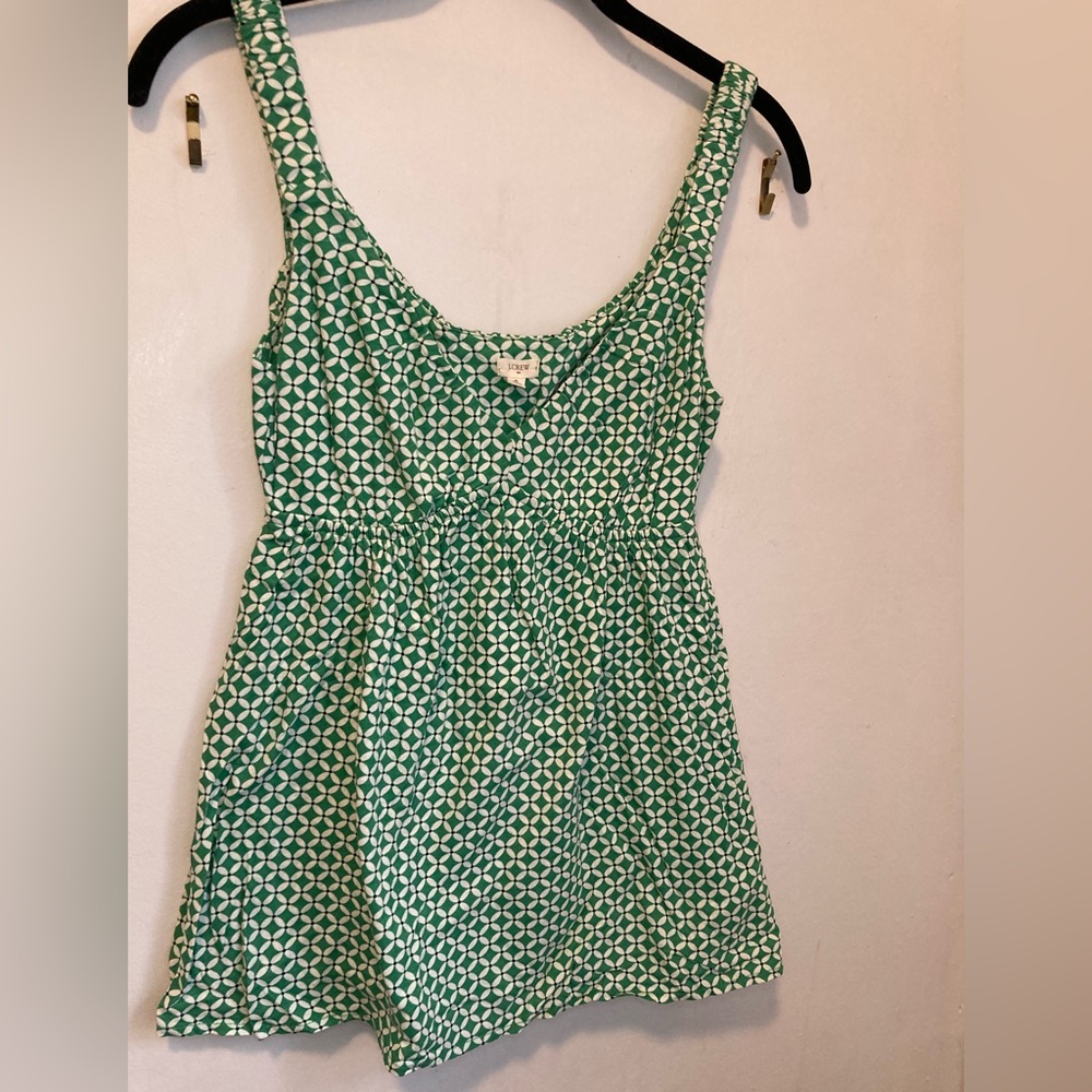 Green J Crew top
